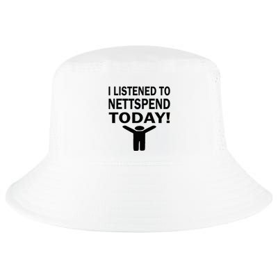 I Listened To Nettspend Today Concert Music Cool Comfort Performance Bucket Hat
