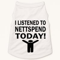 I Listened To Nettspend Today Concert Music Doggie Tank