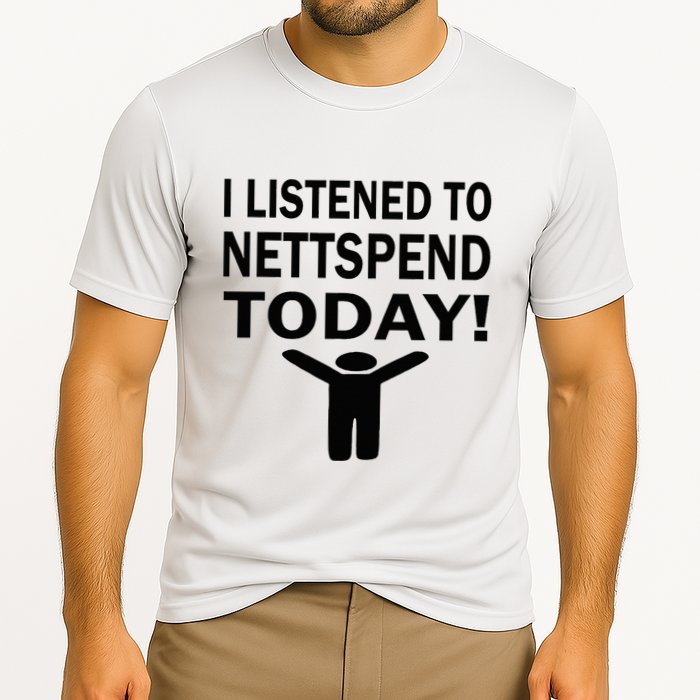 I Listened To Nettspend Today Concert Music Performance Shirt