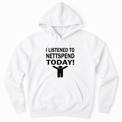 I Listened To Nettspend Today Concert Music Hoodie