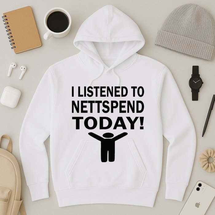 I Listened To Nettspend Today Concert Music Hoodie