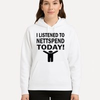 I Listened To Nettspend Today Concert Music Hoodie