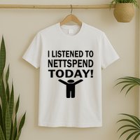 I Listened To Nettspend Today Concert Music T-Shirt