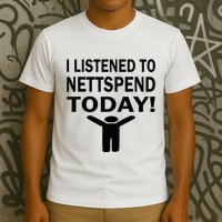 I Listened To Nettspend Today Concert Music T-Shirt