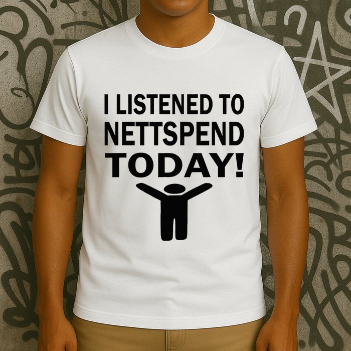 I Listened To Nettspend Today Concert Music T-Shirt