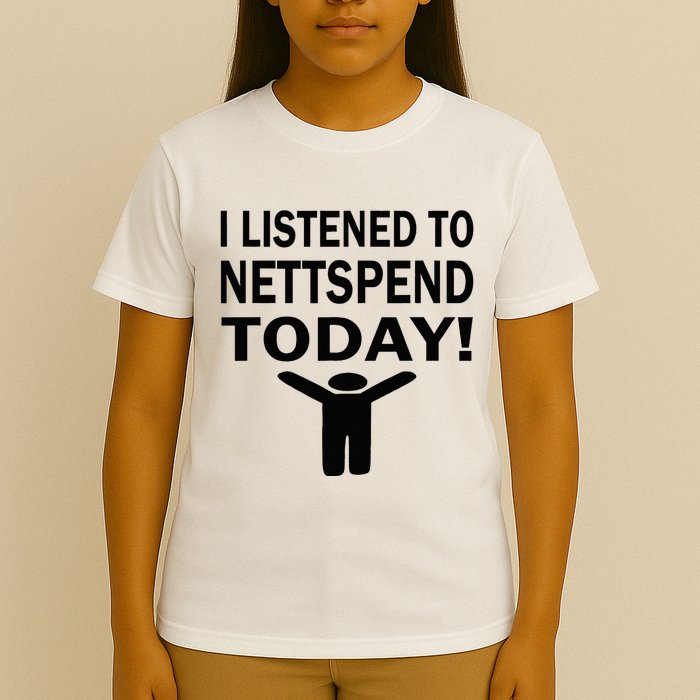 I Listened To Nettspend Today Concert Music T-Shirt
