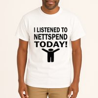 I Listened To Nettspend Today Concert Music Tall T-Shirt