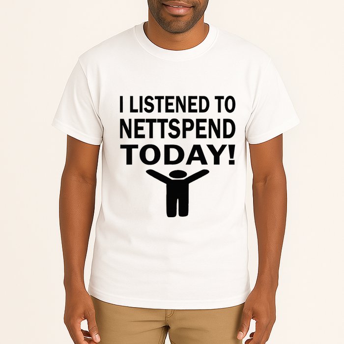 I Listened To Nettspend Today Concert Music Tall T-Shirt