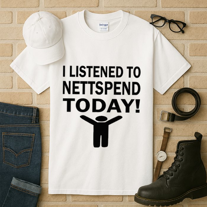 I Listened To Nettspend Today Concert Music Tall T-Shirt