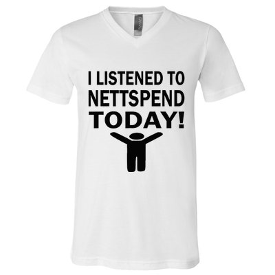I Listened To Nettspend Today Concert Music V-Neck T-Shirt