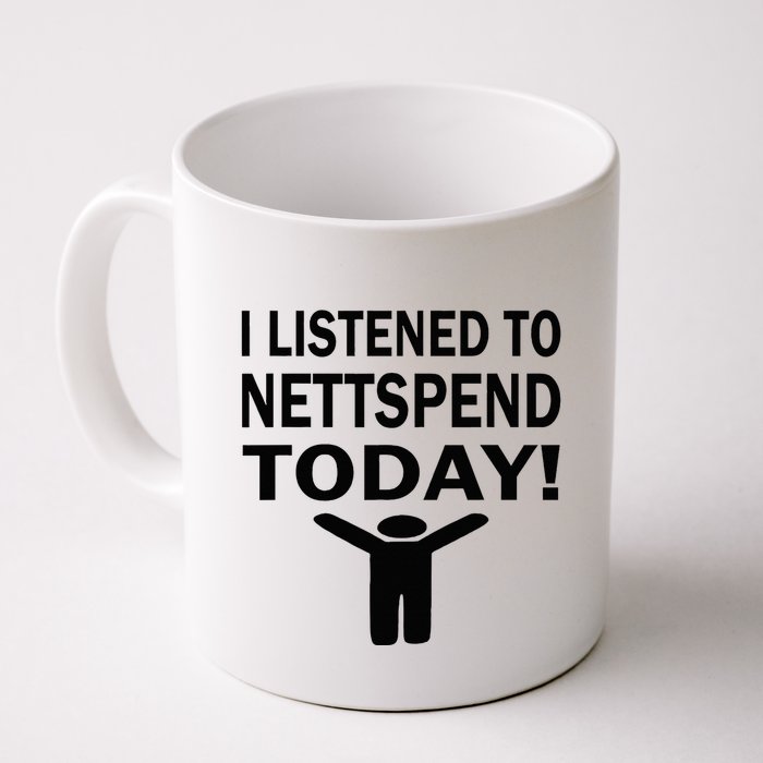 I Listened To Nettspend Today Concert Music Mug