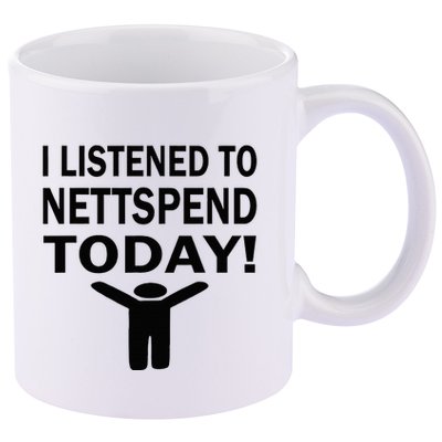 I Listened To Nettspend Today Concert Music 11oz C Handle Ceramic Mug