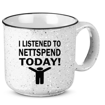 I Listened To Nettspend Today Concert Music 15oz Campfire Ceramic Mug