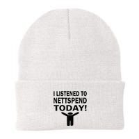 I Listened To Nettspend Today Concert Music Beanie