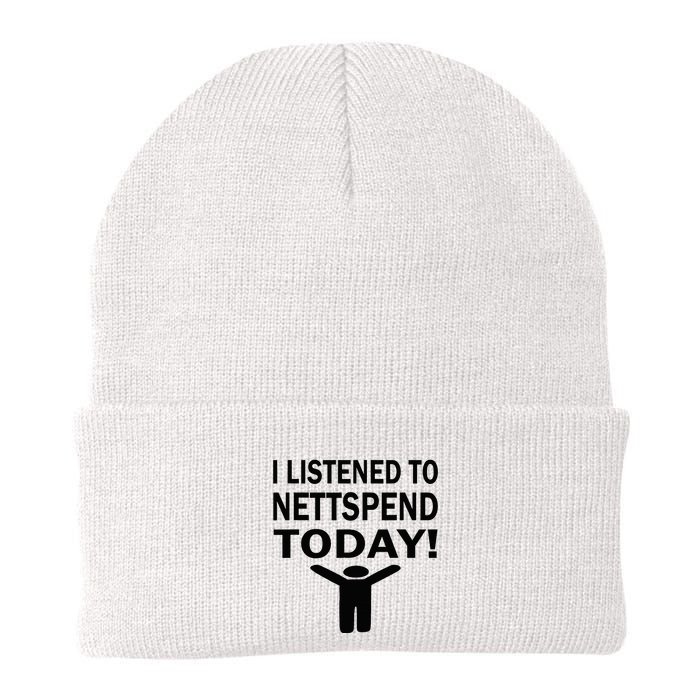 I Listened To Nettspend Today Concert Music Beanie