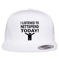 I Listened To Nettspend Today Concert Music Flatbill Hat