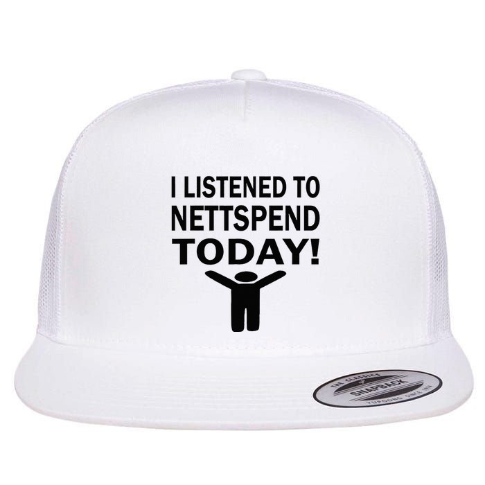 I Listened To Nettspend Today Concert Music Flatbill Hat
