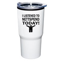 I Listened To Nettspend Today Concert Music Tumbler