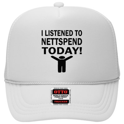 I Listened To Nettspend Today Concert Music Trucker Hat