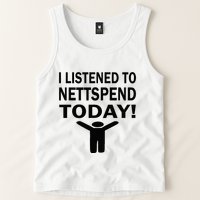 I Listened To Nettspend Today Concert Music Tank Top
