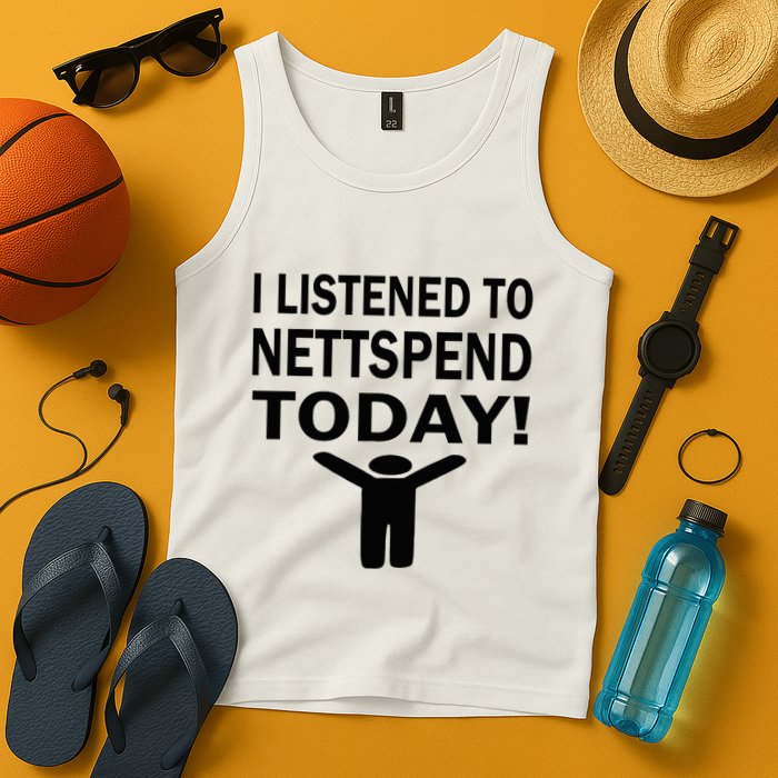 I Listened To Nettspend Today Concert Music Tank Top