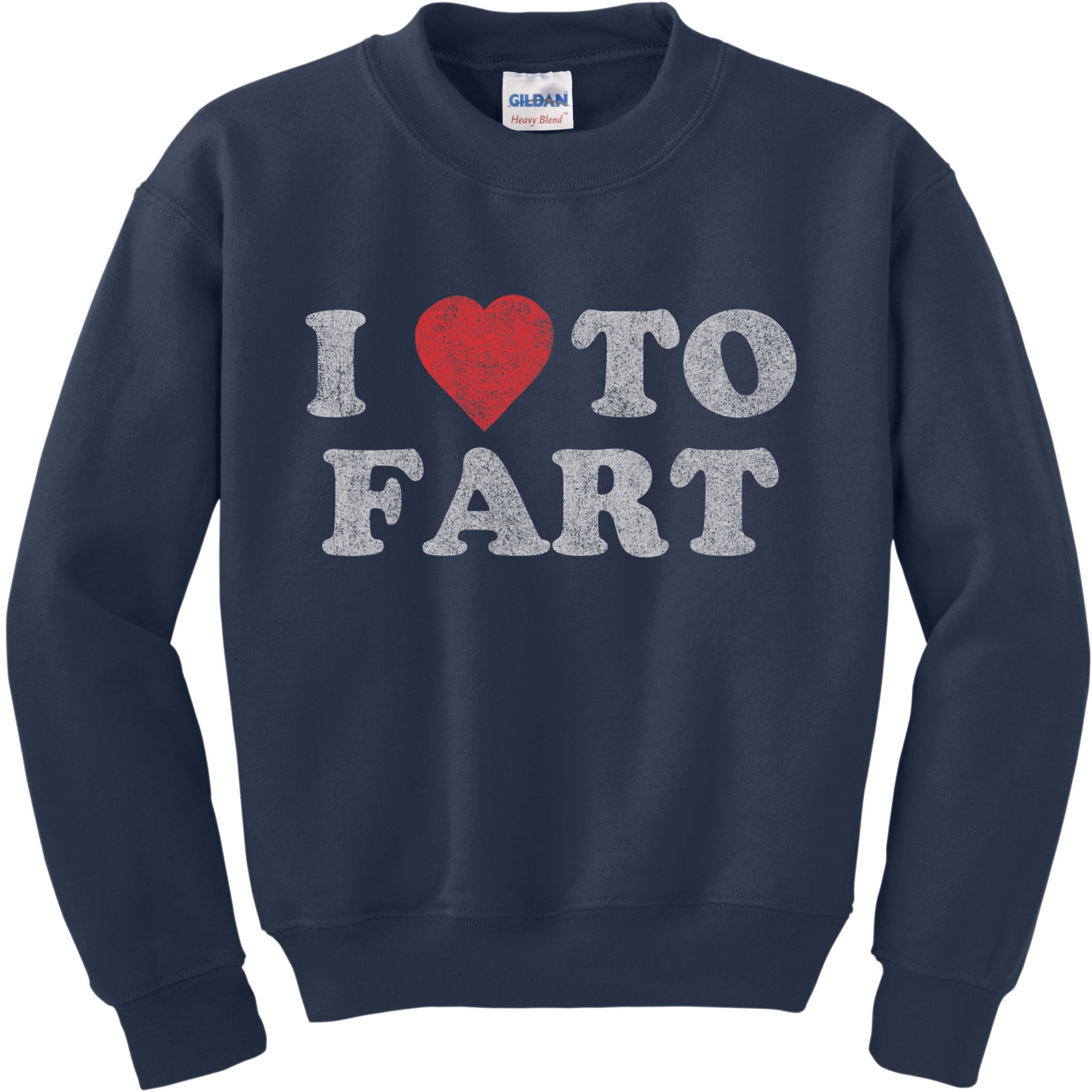I Love To Fart Design Kids Sweatshirt