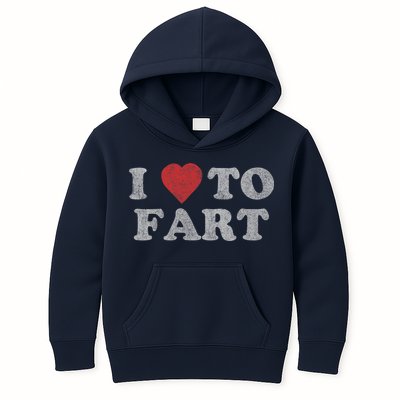 I Love To Fart Design Kids Hoodie