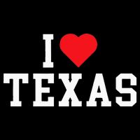I Love Texas TX Throwback Design Doggie Tank
