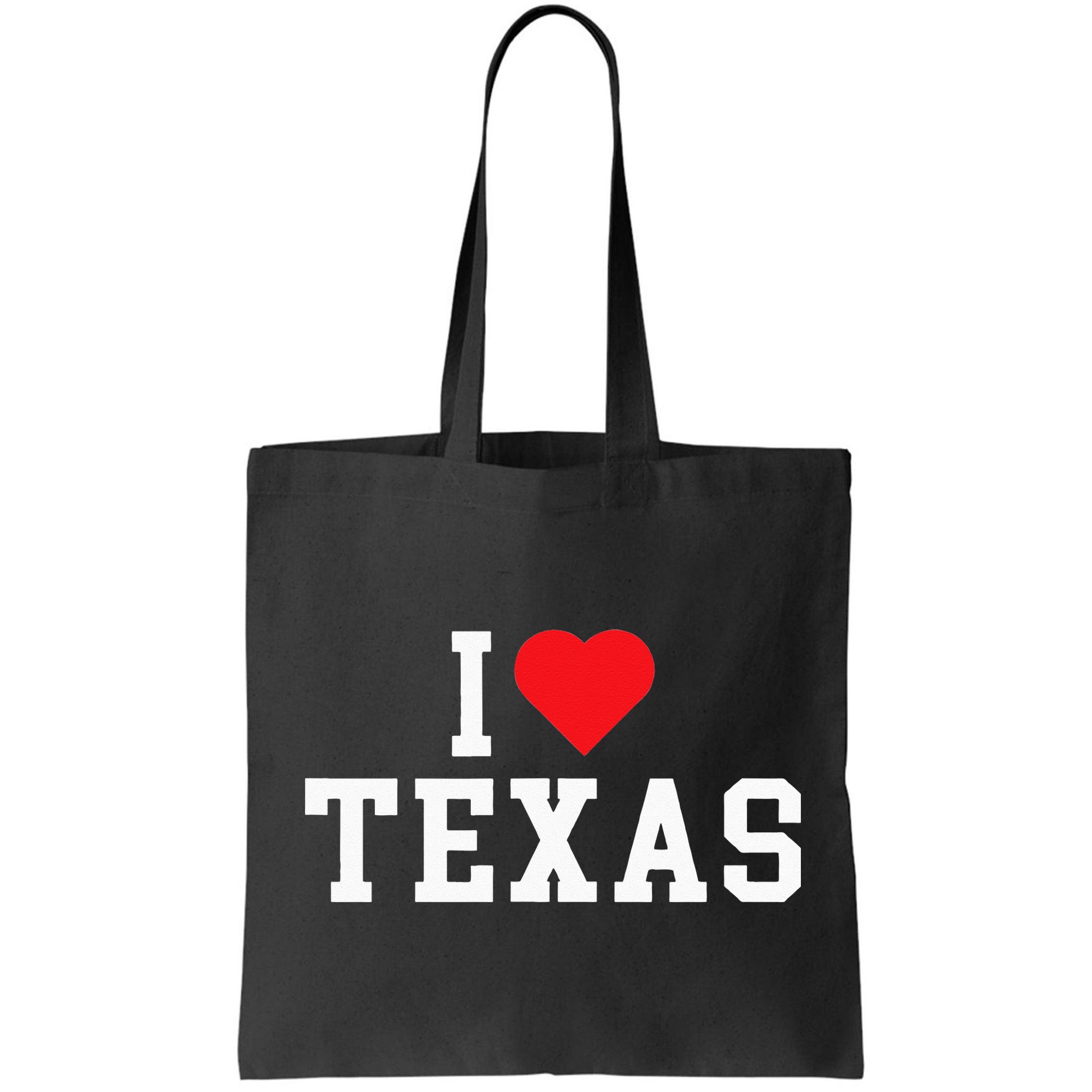 I Love Texas TX Throwback Design Bag