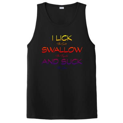 I Lick The Salt Swallow The Tequila And Suck The Lime Gift PosiCharge Competitor Tank