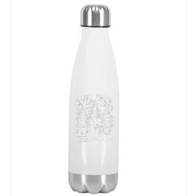 I Like Them Real Thick & Sprucey Funny Christmas Tree Stainless Steel Insulated Water Bottle