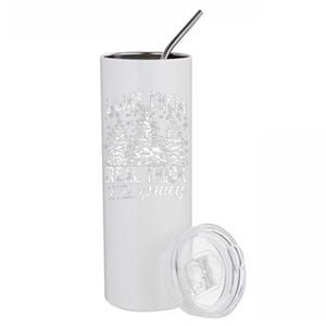 I Like Them Real Thick & Sprucey Funny Christmas Tree Stainless Steel Tumbler