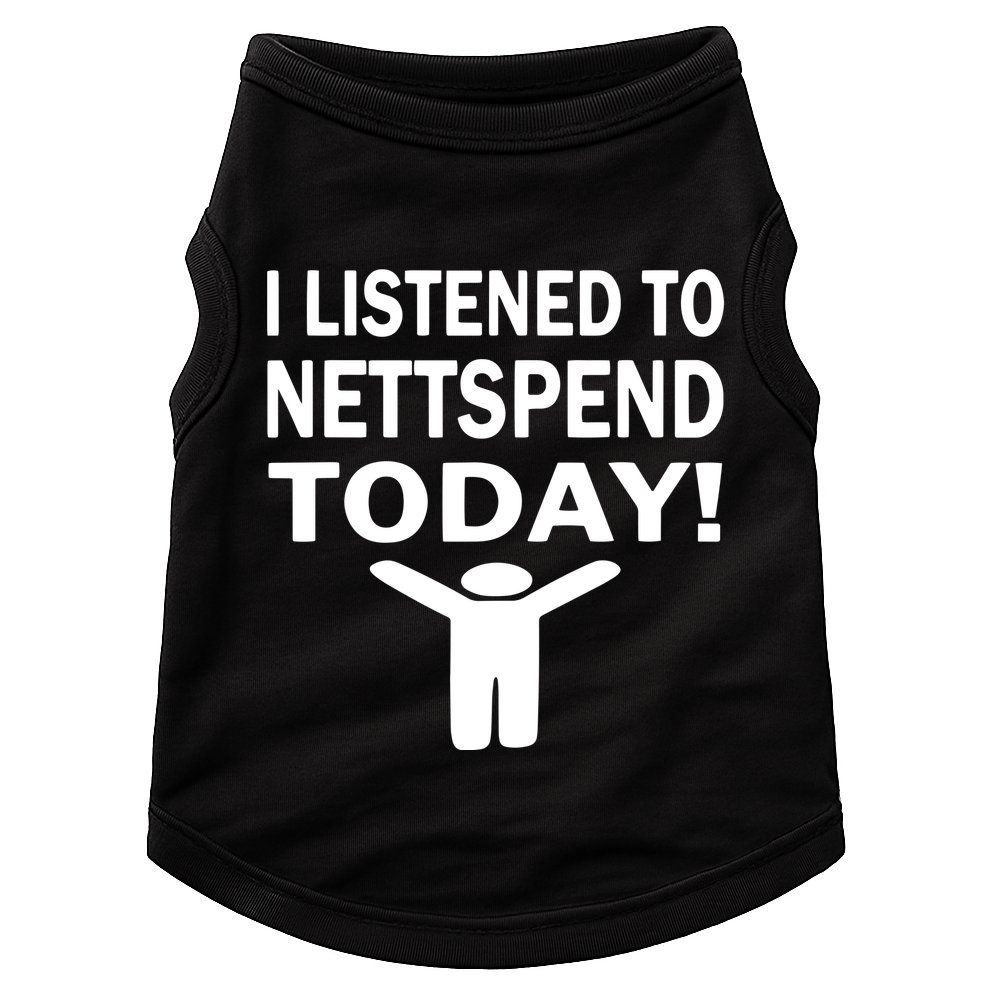 I Listened To Nettspend Today Concert Music Doggie Tank