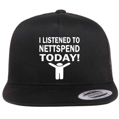 I Listened To Nettspend Today Concert Music Flatbill Hat