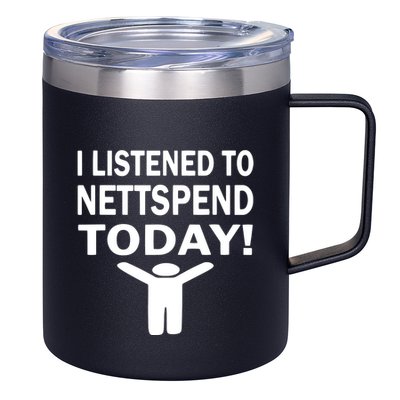 I Listened To Nettspend Today Concert Music 12oz Stainless Steel Coffee Mug
