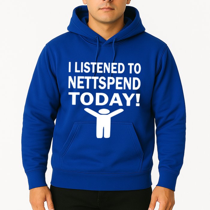 I Listened To Nettspend Today Concert Music Hoodie