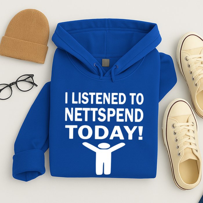 I Listened To Nettspend Today Concert Music Hoodie