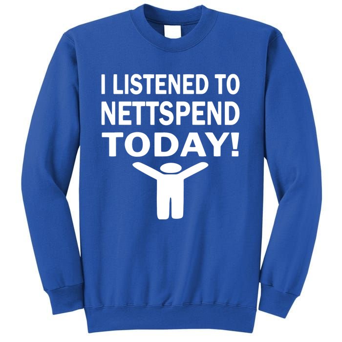 I Listened To Nettspend Today Concert Music Sweatshirt