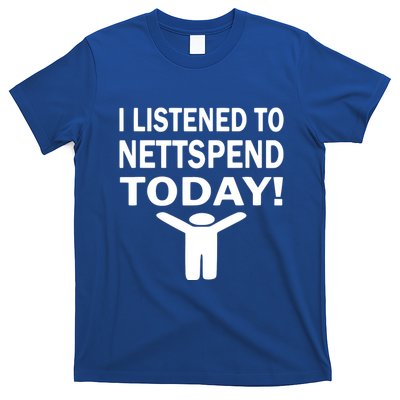 I Listened To Nettspend Today Concert Music T-Shirt