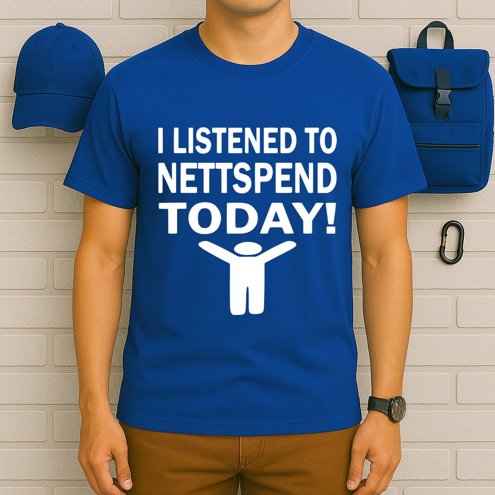 I Listened To Nettspend Today Concert Music T-Shirt
