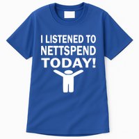 I Listened To Nettspend Today Concert Music Tall T-Shirt