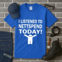 I Listened To Nettspend Today Concert Music Tall T-Shirt