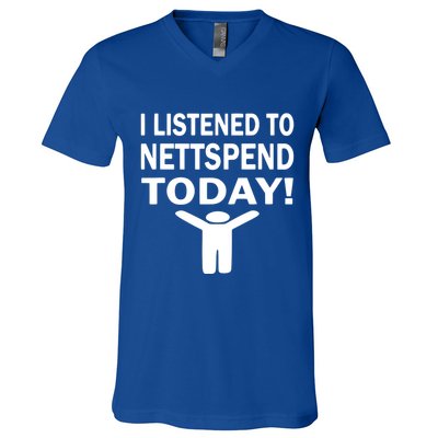 I Listened To Nettspend Today Concert Music V-Neck T-Shirt