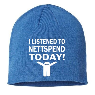 I Listened To Nettspend Today Concert Music Sustainable Beanie