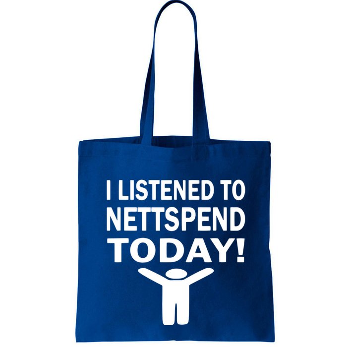 I Listened To Nettspend Today Concert Music Bag