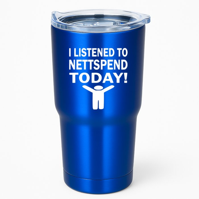 I Listened To Nettspend Today Concert Music Tumbler