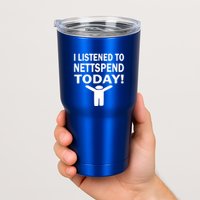 I Listened To Nettspend Today Concert Music Tumbler