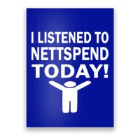 I Listened To Nettspend Today Concert Music Poster