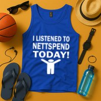 I Listened To Nettspend Today Concert Music Tank Top