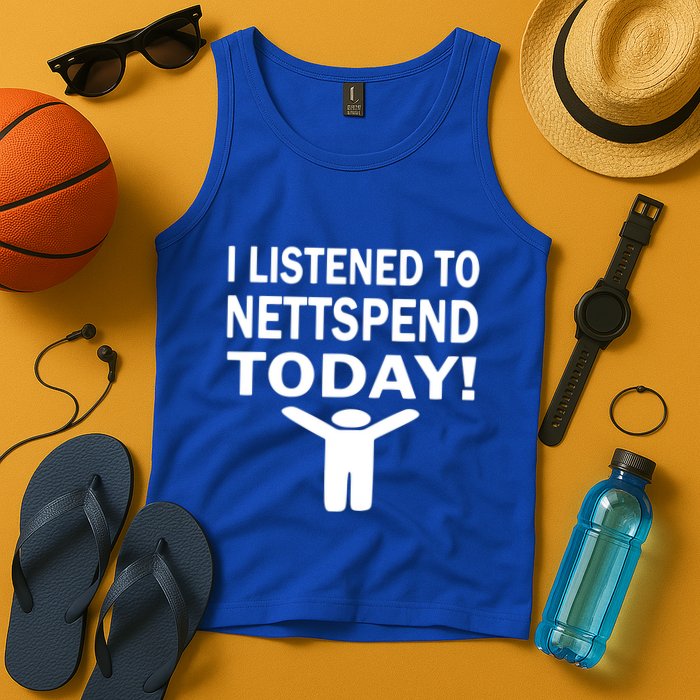 I Listened To Nettspend Today Concert Music Tank Top